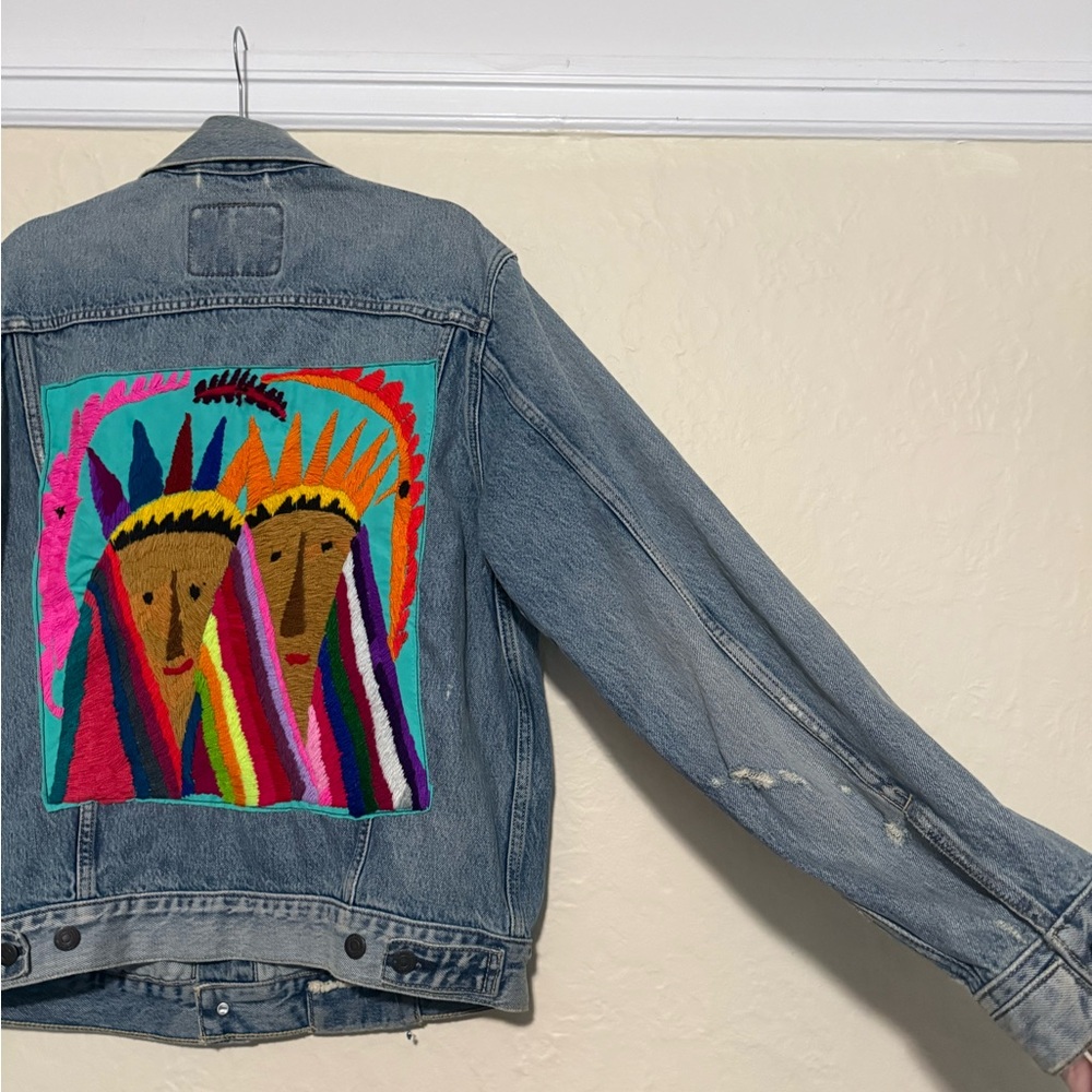Levi's Big E Internal Sample Denim Trucker Jacket - image 7